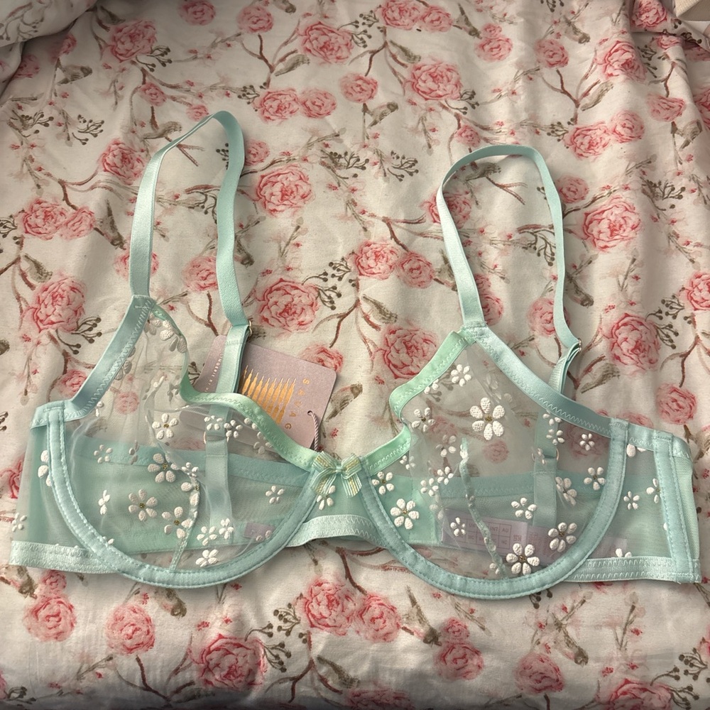 Savage X Fenty 
viral puff daisy bra
size 36C